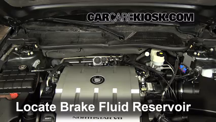2009 Cadillac DTS Platinum 4.6L V8 Brake Fluid Add Fluid